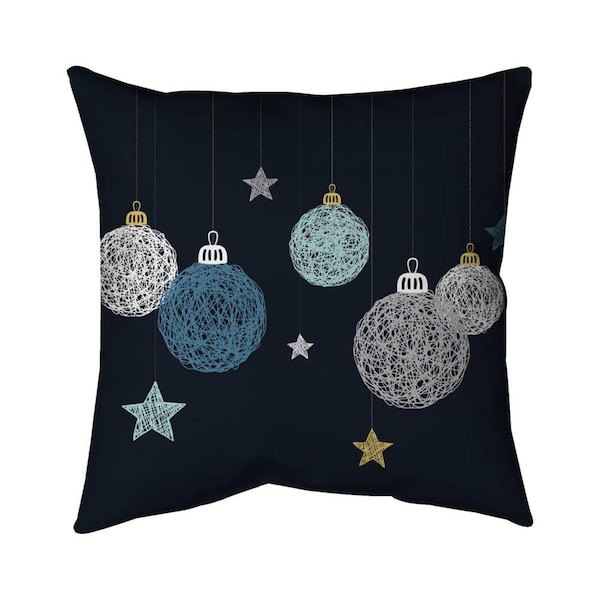 Fondo 20 x 20 in. Christmas Ball Vector-Double Sided Print Indoor Pillow - FO2793232
