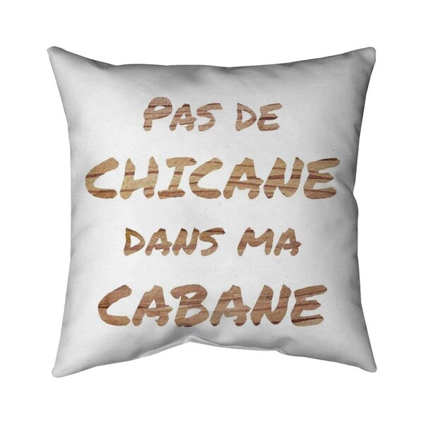 Begin Home Decor 20 x 20 in. No Dispute In My House-Double Sided Print Indoor Pillow - 5541-2020-QU19