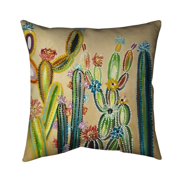 Fondo 26 x 26 in. Desert Gems-Double Sided Print Indoor Pillow - FO3332715