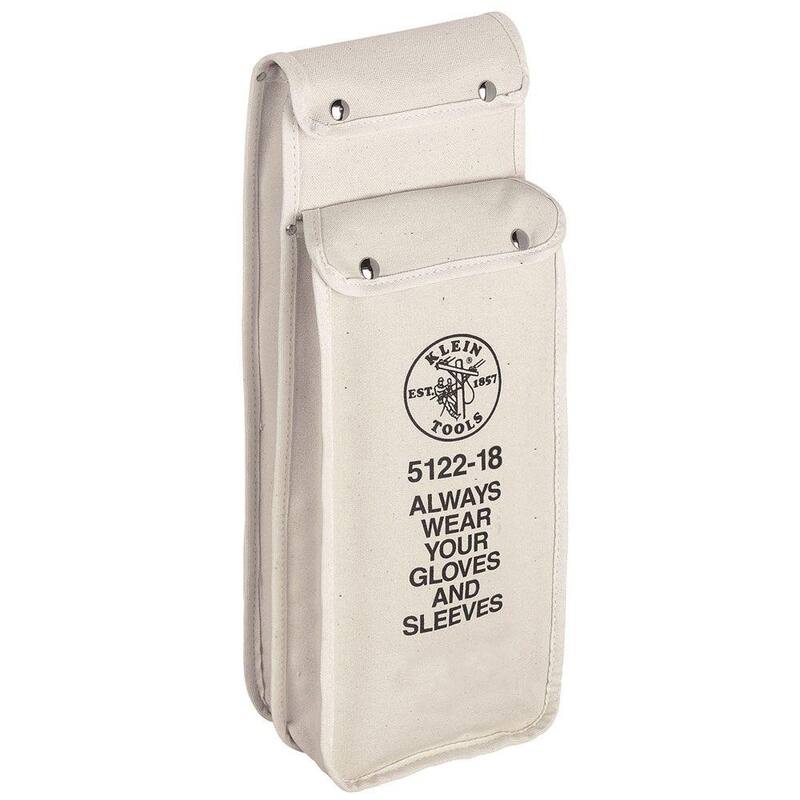 Klein Tools 18 in. Canvas Combination Glove and Sleeve Bag - 5122-18