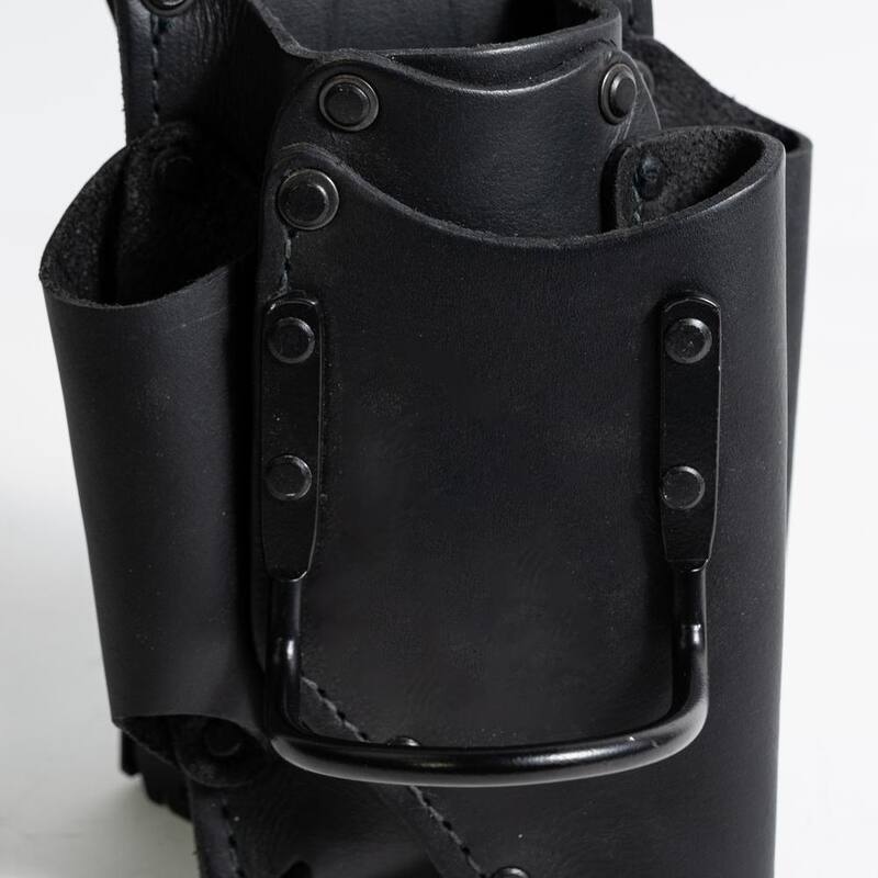 OX TOOLS OX Ultimate Leather and Nylon Hammer Holder Tool Pouch with Utility Knife Pocket with Kevlar Reinforcement - OX-U268802