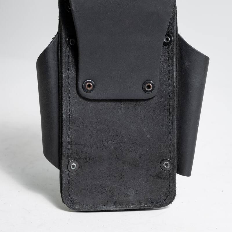OX TOOLS OX Ultimate Leather and Nylon Hammer Holder Tool Pouch with Utility Knife Pocket with Kevlar Reinforcement - OX-U268802