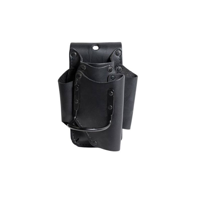 OX TOOLS OX Ultimate Leather and Nylon Hammer Holder Tool Pouch with Utility Knife Pocket with Kevlar Reinforcement - OX-U268802
