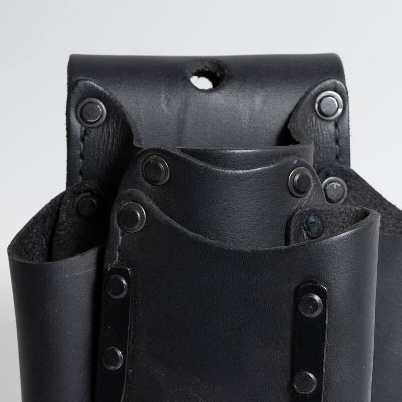 OX TOOLS OX Ultimate Leather and Nylon Hammer Holder Tool Pouch with Utility Knife Pocket with Kevlar Reinforcement - OX-U268802