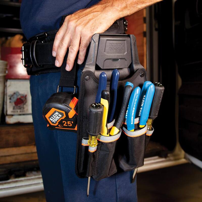 Klein Tools Tradesman Pro Modular Piping Pouch with Belt Clip - 55912