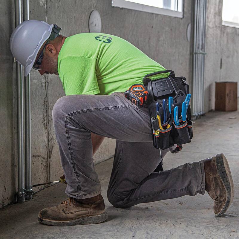 Klein Tools Tradesman Pro Modular Piping Pouch with Belt Clip - 55912
