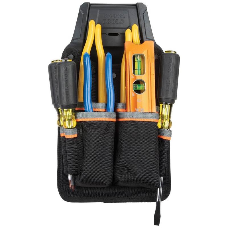 Klein Tools Tradesman Pro Modular Piping Pouch with Belt Clip - 55912