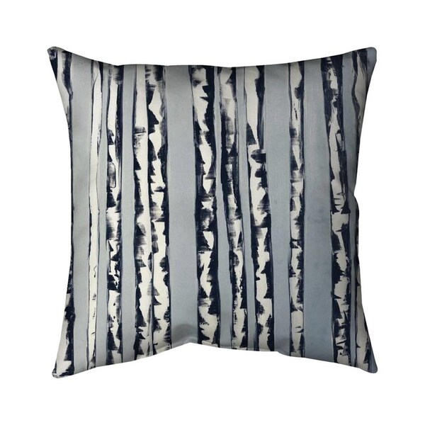 Fondo 20 x 20 in. Small Birch Trees-Double Sided Print Indoor Pillow - FO2793951