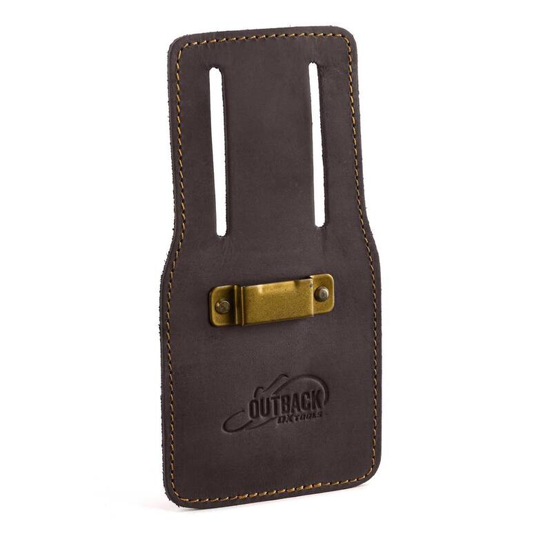 OX TOOLS Oil Tanned Leather Pro Tape Measure Holder Clip Tool Holster - OX-P263409