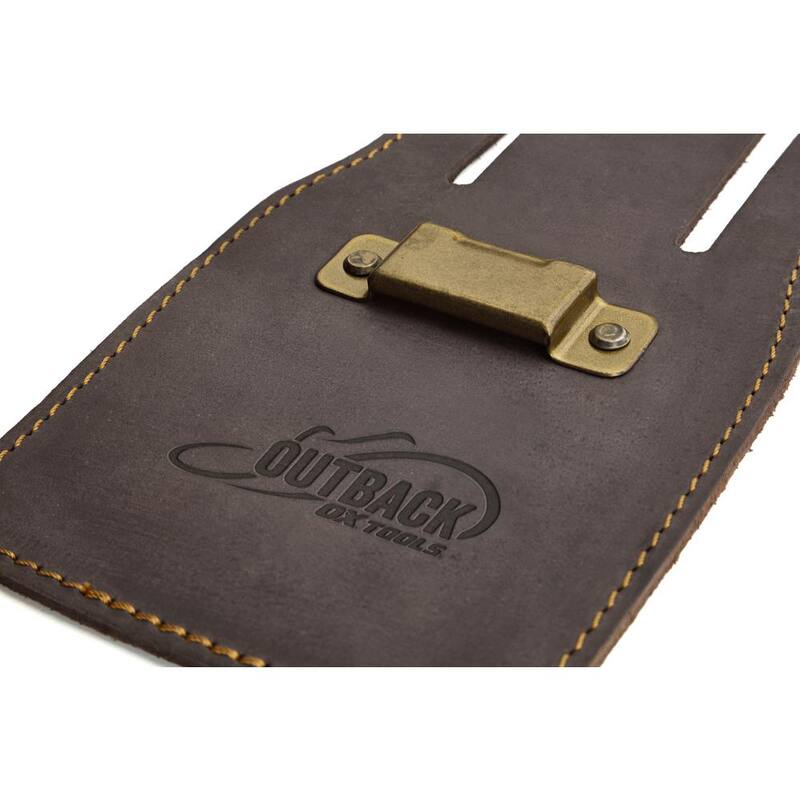 OX TOOLS Oil Tanned Leather Pro Tape Measure Holder Clip Tool Holster - OX-P263409