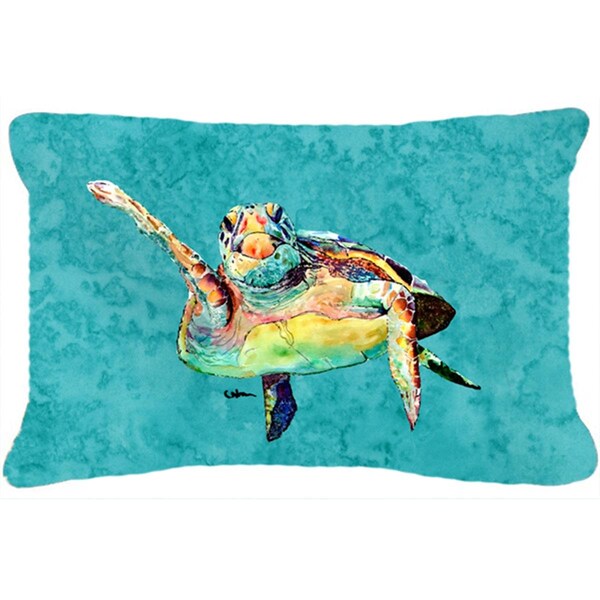 Jensendistributionservices Turtle Indoor & Outdoor Fabric Decorative Pillow - MI2554082