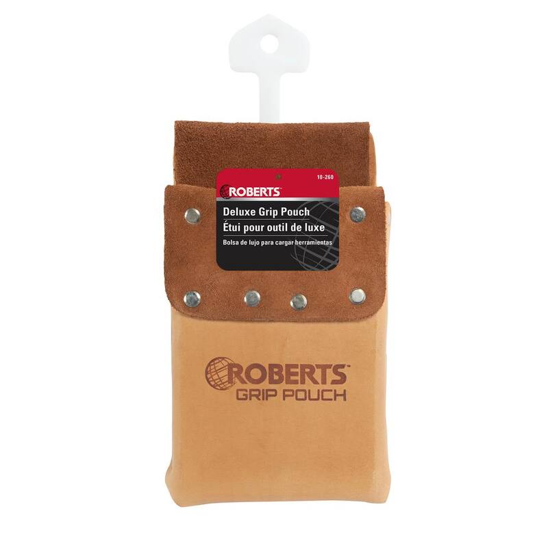 ROBERTS Deluxe Leather Grip Carpet Knife and Tool Pouch - 10-260