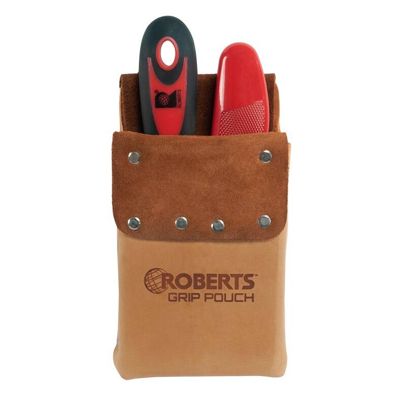 ROBERTS Deluxe Leather Grip Carpet Knife and Tool Pouch - 10-260