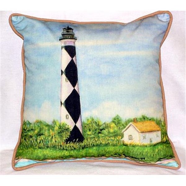 Betsy Drake Betsy Drake HJ042 Cape Lookout 18x18 Outdoor Pillow - HJ042
