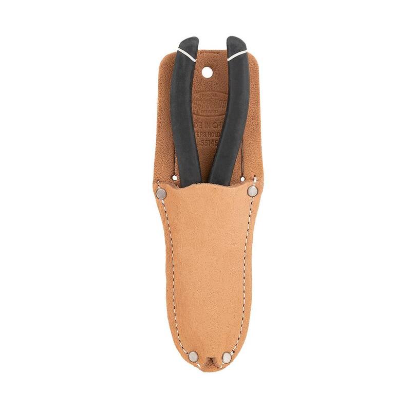 BUCKET BOSS Classic Series Saddle Leather Pliers Tool Belt Pouch - 55145
