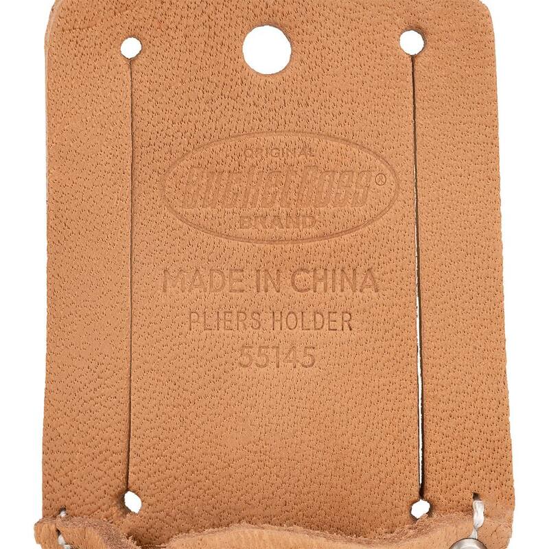BUCKET BOSS Classic Series Saddle Leather Pliers Tool Belt Pouch - 55145