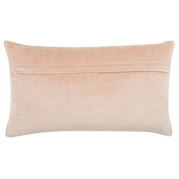 Safavieh 12 x 20 x 3 in. Morrocan Border Pillow, Blush - PLS867A-1220