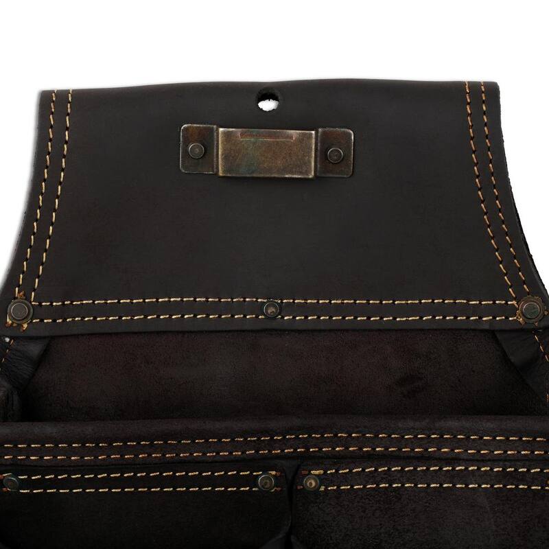 OX TOOLS Pro 3 Pouch Oil-Tanned Leather Framer's Tool Bag - OX-P263203