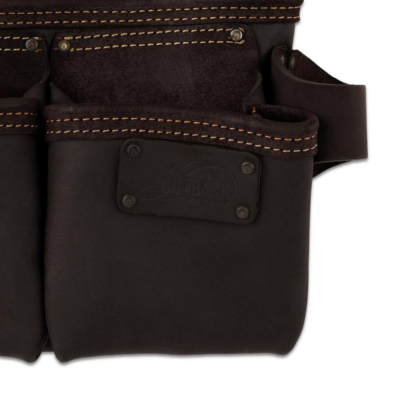 OX TOOLS Pro 3 Pouch Oil-Tanned Leather Framer's Tool Bag - OX-P263203
