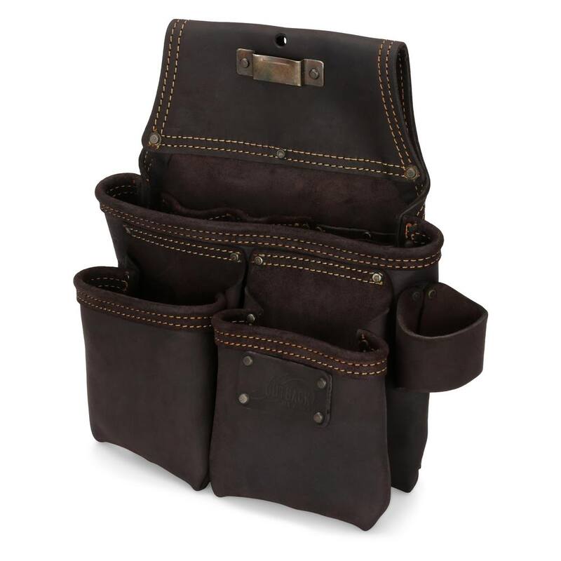 OX TOOLS Pro 3 Pouch Oil-Tanned Leather Framer's Tool Bag - OX-P263203