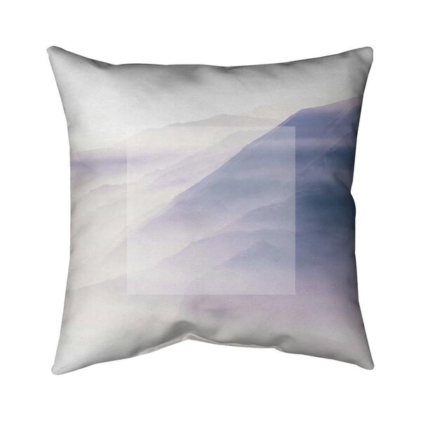 Begin Home Decor 26 x 26 in. Mist-Double Sided Print Indoor Pillow - 5541-2626-LA176