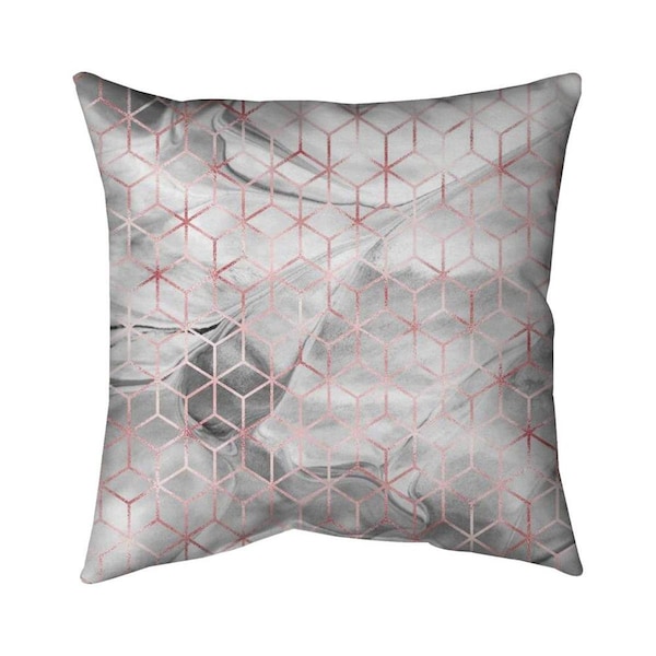 Begin Home Decor 20 x 20 in. Symmetry-Double Sided Print Indoor Pillow - 5541-2020-PA1-2