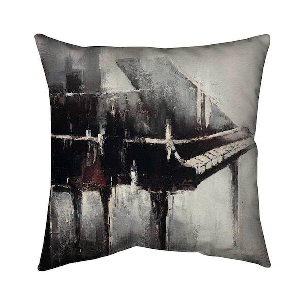 Fondo 20 x 20 in. Industrial Style Piano-Double Sided Print Indoor Pillow - FO2798737