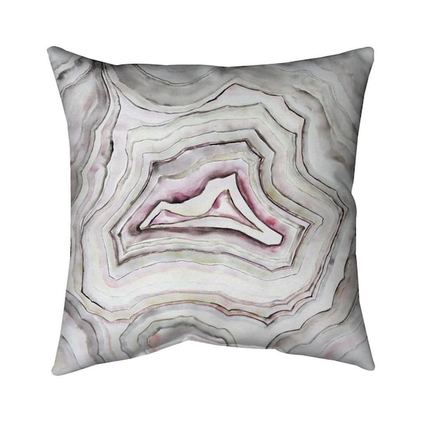 Fondo 20 x 20 in. Geode-Double Sided Print Indoor Pillow - FO2773701