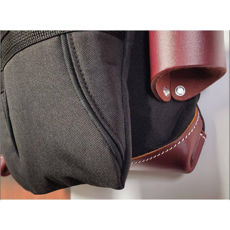SITE GEAR SiteGear Hybrid Leather and Ballistic Framer Set Tool Pouch, Large - 51-18080-L