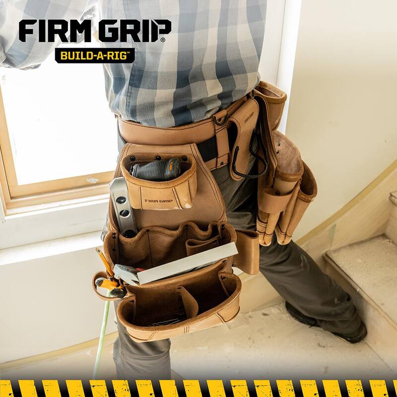 FIRM GRIP Build-A-Rig Leather Framer Fastener Pouch - FG-7700-R