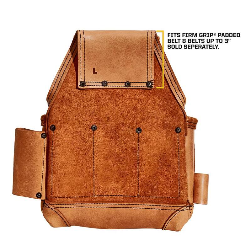 FIRM GRIP Build-A-Rig Leather Framer Fastener Pouch - FG-7700-R