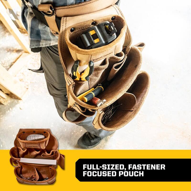FIRM GRIP Build-A-Rig Leather Framer Fastener Pouch - FG-7700-R