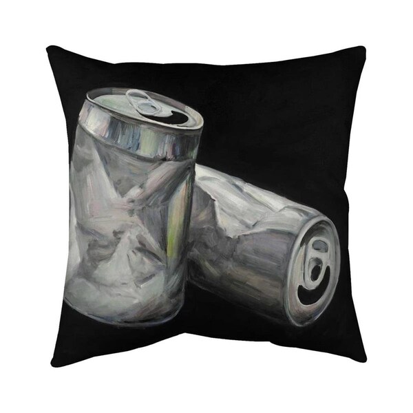 Fondo 20 x 20 in. Empty Cans-Double Sided Print Indoor Pillow - FO2796897