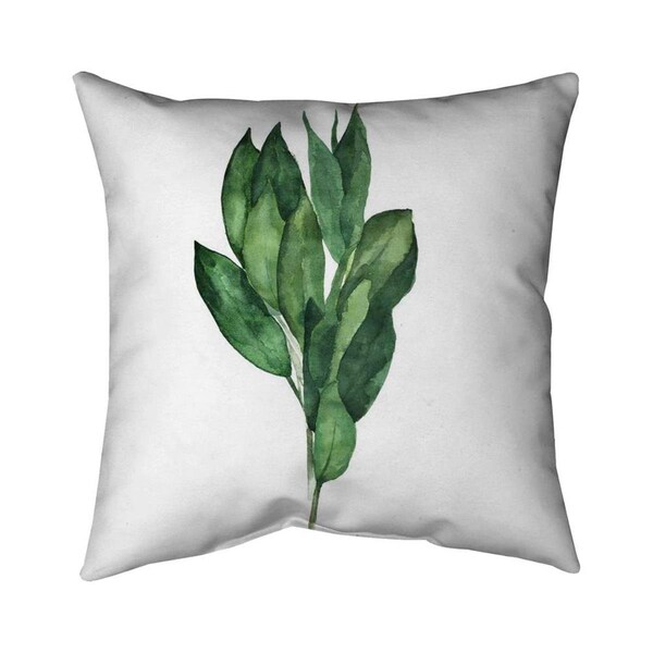 Fondo 20 x 20 in. Bay Leaves Bundle-Double Sided Print Indoor Pillow - FO2794641