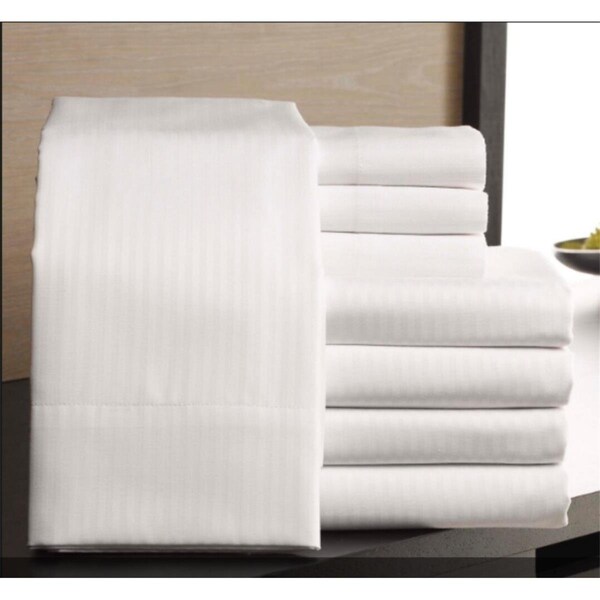 Rifz T-250 Satin Striped Cotton Blend Standard Pillowcase, 12PK - GSS4236-T250