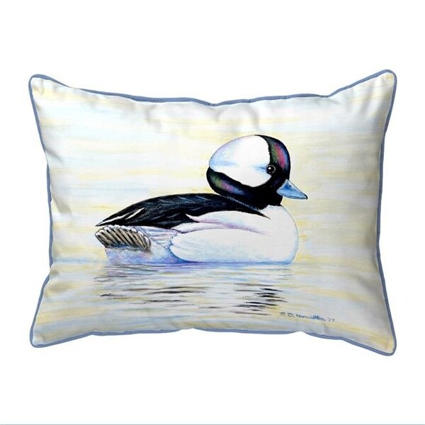 Betsy Drake Betsy Drake ZP827 20 x 24 in. Bufflehead Duck Indoor & Outdoor Extra Large Pillow - ZP827