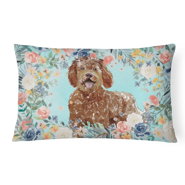 Jensendistributionservices Labradoodle Canvas Fabric Decorative Pillow - MI2551866