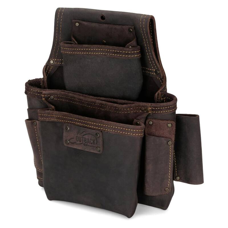 OX TOOLS Pro 3 Pouch Oil-Tanned Leather Fastener Bag - OX-P263503