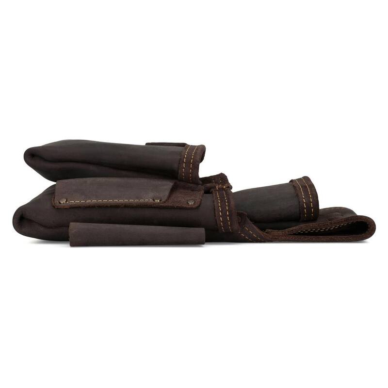 OX TOOLS Pro 3 Pouch Oil-Tanned Leather Fastener Bag - OX-P263503