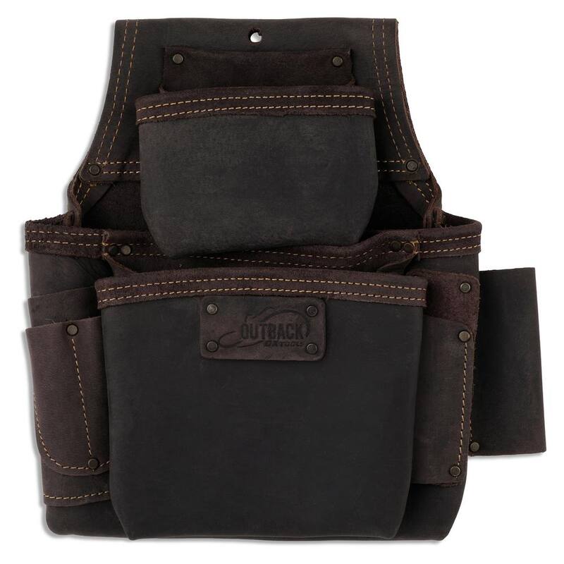 OX TOOLS Pro 3 Pouch Oil-Tanned Leather Fastener Bag - OX-P263503