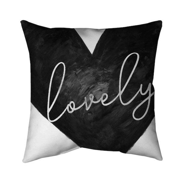 Begin Home Decor 26 x 26 in. Lovely-Double Sided Print Indoor Pillow - 5541-2626-QU28