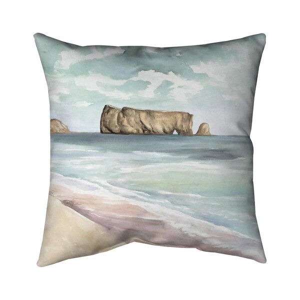Fondo 20 x 20 in. Rocher Perct-Double Sided Print Indoor Pillow - FO2793130