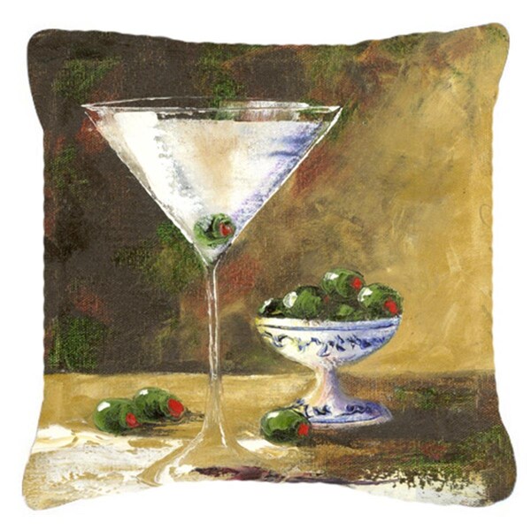 Jensendistributionservices Olive Martini by Malenda Trick Canvas Decorative Pillow - MI2557626