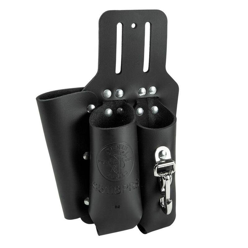 Klein Tools 3-Pocket Pliers Rule and Screwdriver Holster - S5118PRS