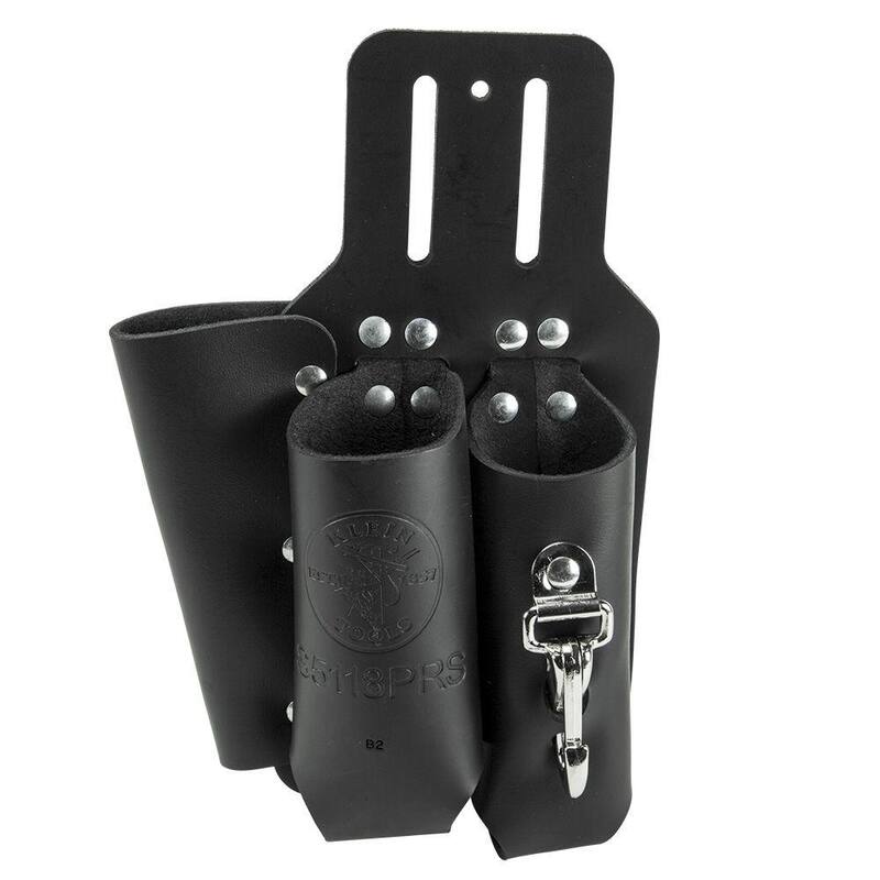 Klein Tools 3-Pocket Pliers Rule and Screwdriver Holster - S5118PRS