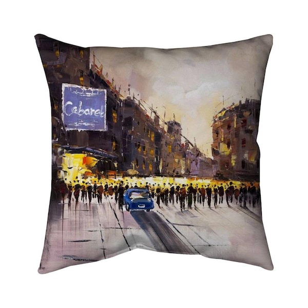 Fondo 20 x 20 in. Ready for the Show-Double Sided Print Indoor Pillow - FO3337717