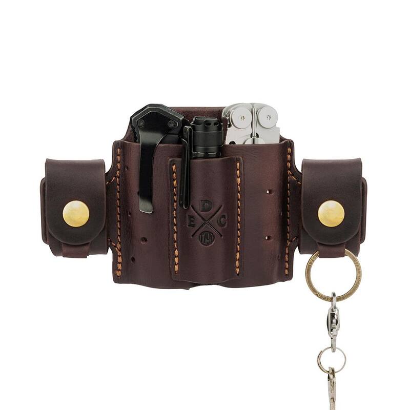 1791 EVERYDAY CARRY 6.7 in. Mini Small Burgundy Full-Grain Leather Tool Organizer - WEBMNASMFBURA