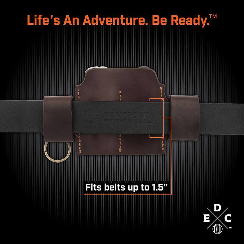 1791 EVERYDAY CARRY 6.7 in. Mini Small Burgundy Full-Grain Leather Tool Organizer - WEBMNASMFBURA