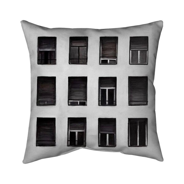 Fondo 26 x 26 in. Windows-Double Sided Print Indoor Pillow - FO2791565