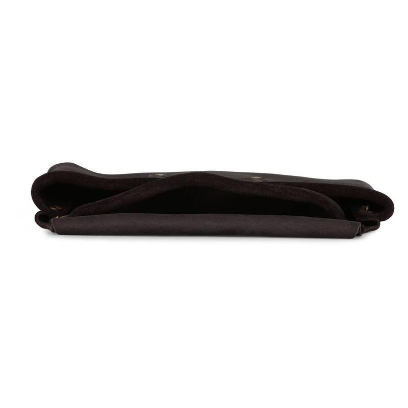 OX TOOLS Oil Tanned Leather Pro 2 Pocket Nail Bag Tool Pouch - OX-P263202